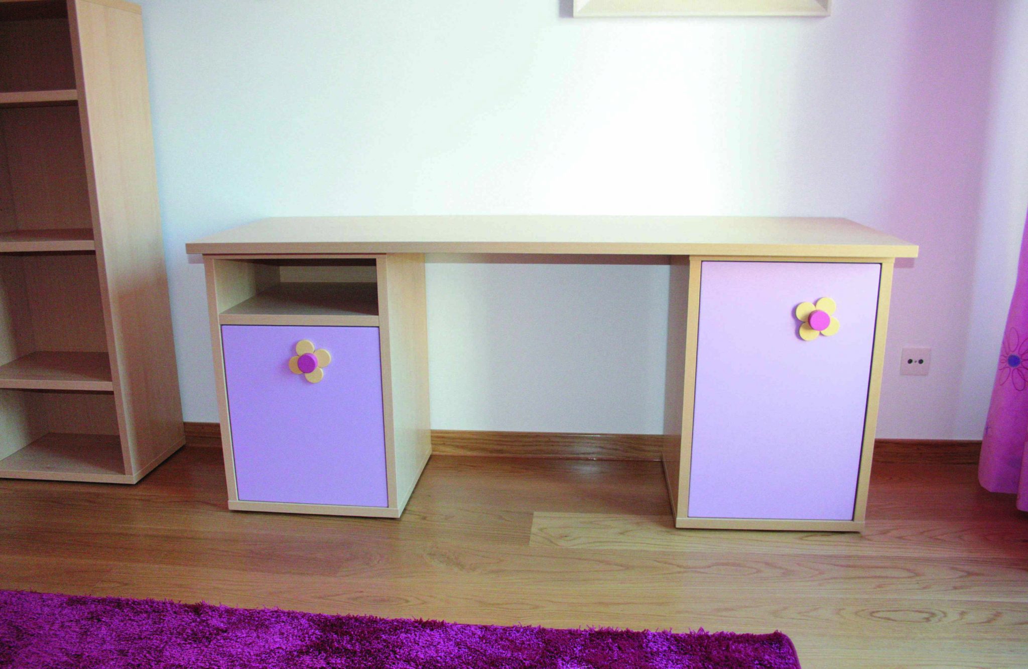 Quarto de menina decorado por medida