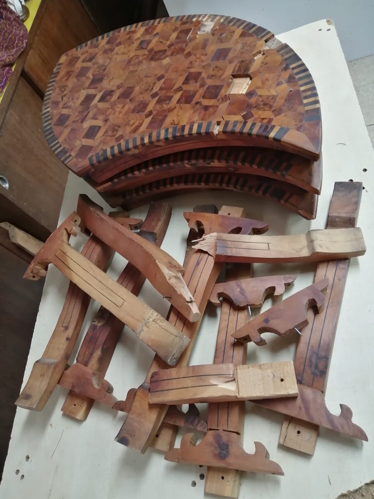 Cadeiras antes do restauro
