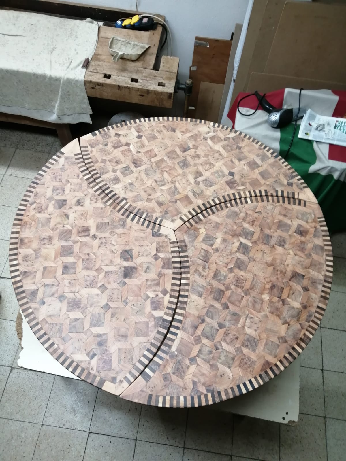 Peça antes do restauro
